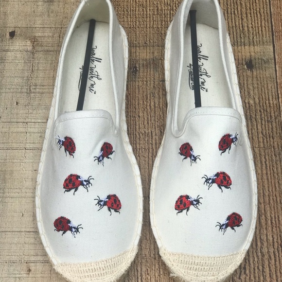 Coldwater Creek Shoes - NWT Woman’s Ladybug Escape Espadrilles by Walk With Me.